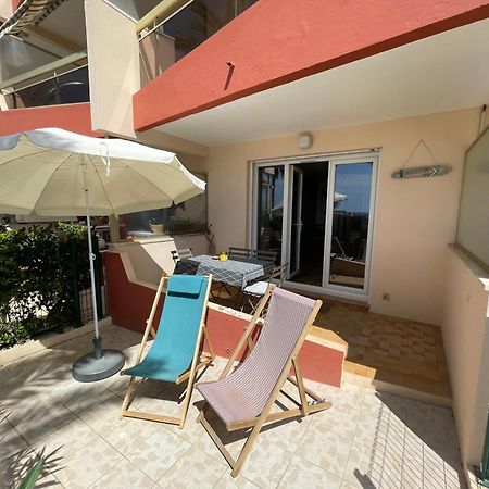 "Les Palmiers" Studio Spacieux Vue Mer Terrasse & Parking Saint-Cyr-sur-Mer Esterno foto